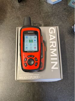Garmin inreach explorer+ plus handheld gps mapping sos satellite communicator
