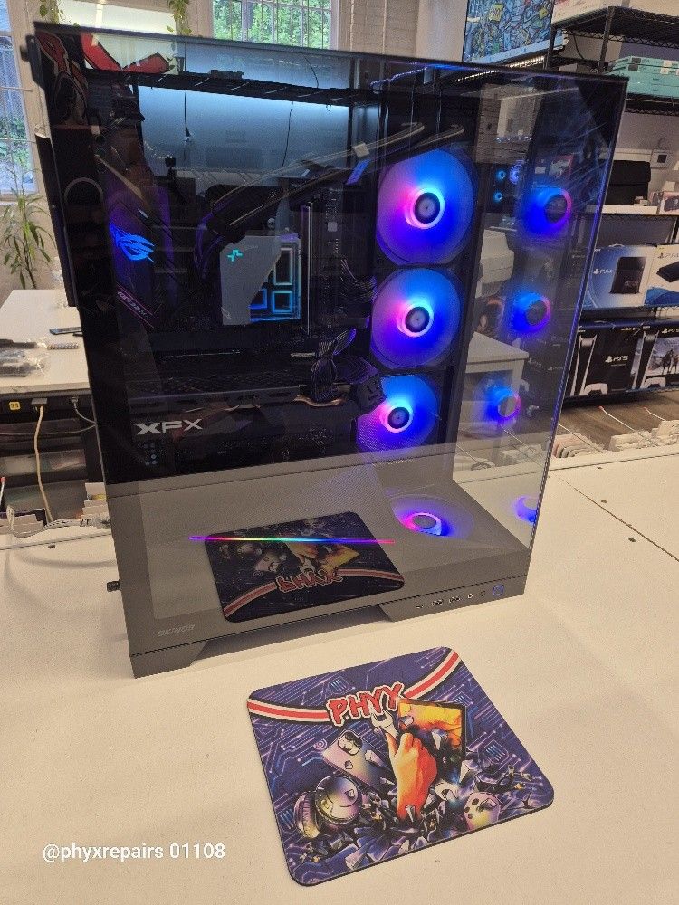 Okinos Aqua 9 Gaming PC: 3.6 Ryzen 7 3700x, ASUS ROG Strix B550-F Gaming WiFi II, RX 580, 16GB RAM, 1TB M.2, Wi-Fi 6 + BT 5 $840