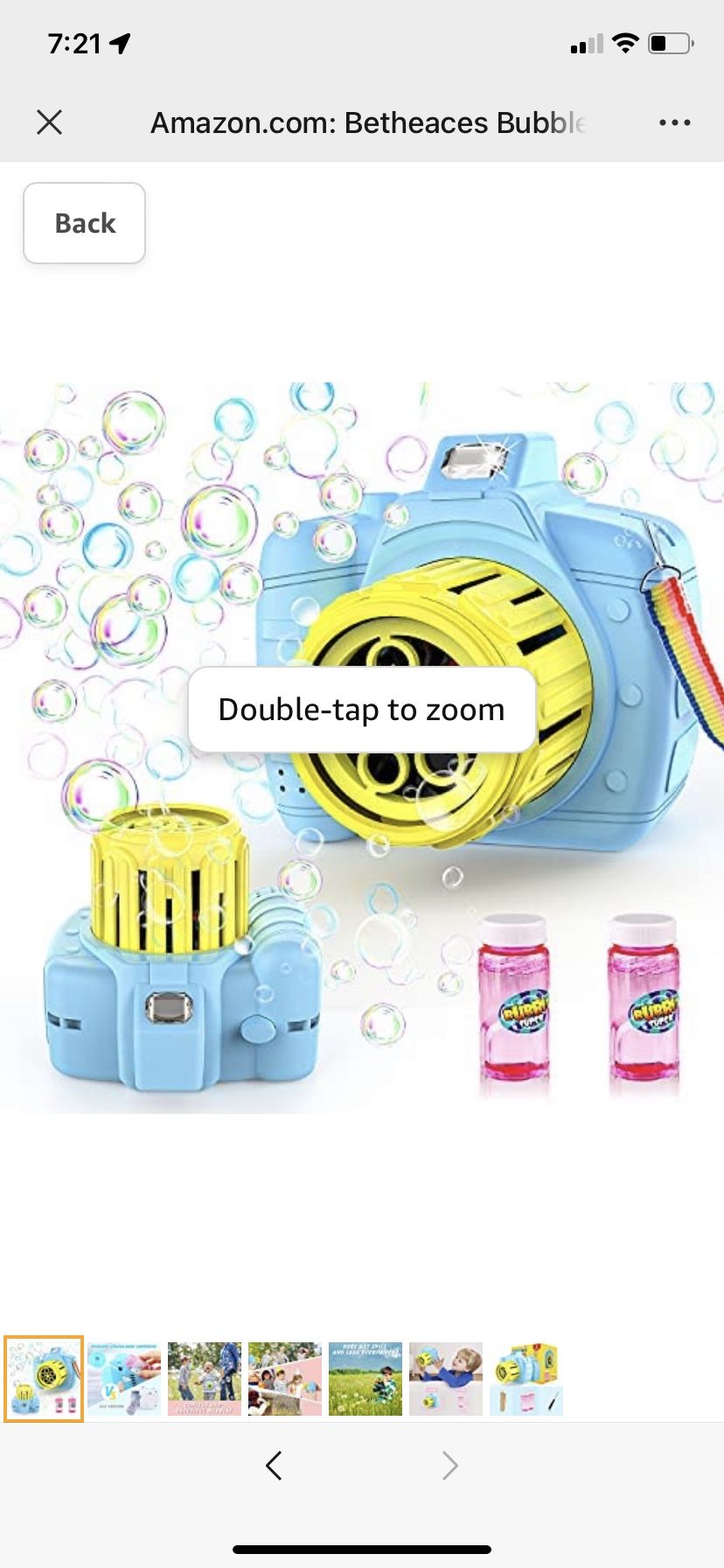 Bubble Machine Toys for Kids Toddlers Boys Girls, Automatic Bubble Blower with Bubble Solution Portable Bubble Maker Toy Gift for Children Birthday Pa
