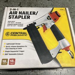 2-in-1 Air Nailer/Stapler