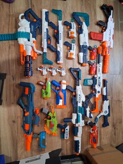 Nerf gun collection