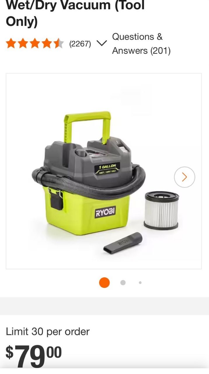 Ryobi Vacuum
