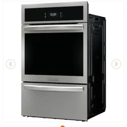 New 24-in Wall Oven With Self Cleaning Air Fry And Convection European Element