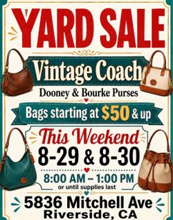 Vintage Coach purses