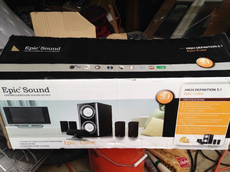BRAND NEW Epic Sound 5.1 Surround Sound