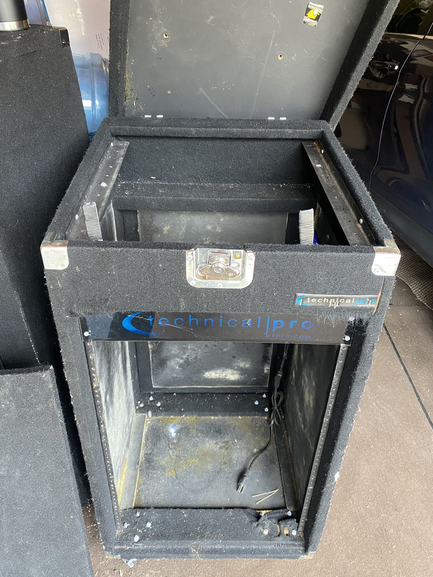 Amplifier And Mixer Pro Audio Rolling Rack Cabinet