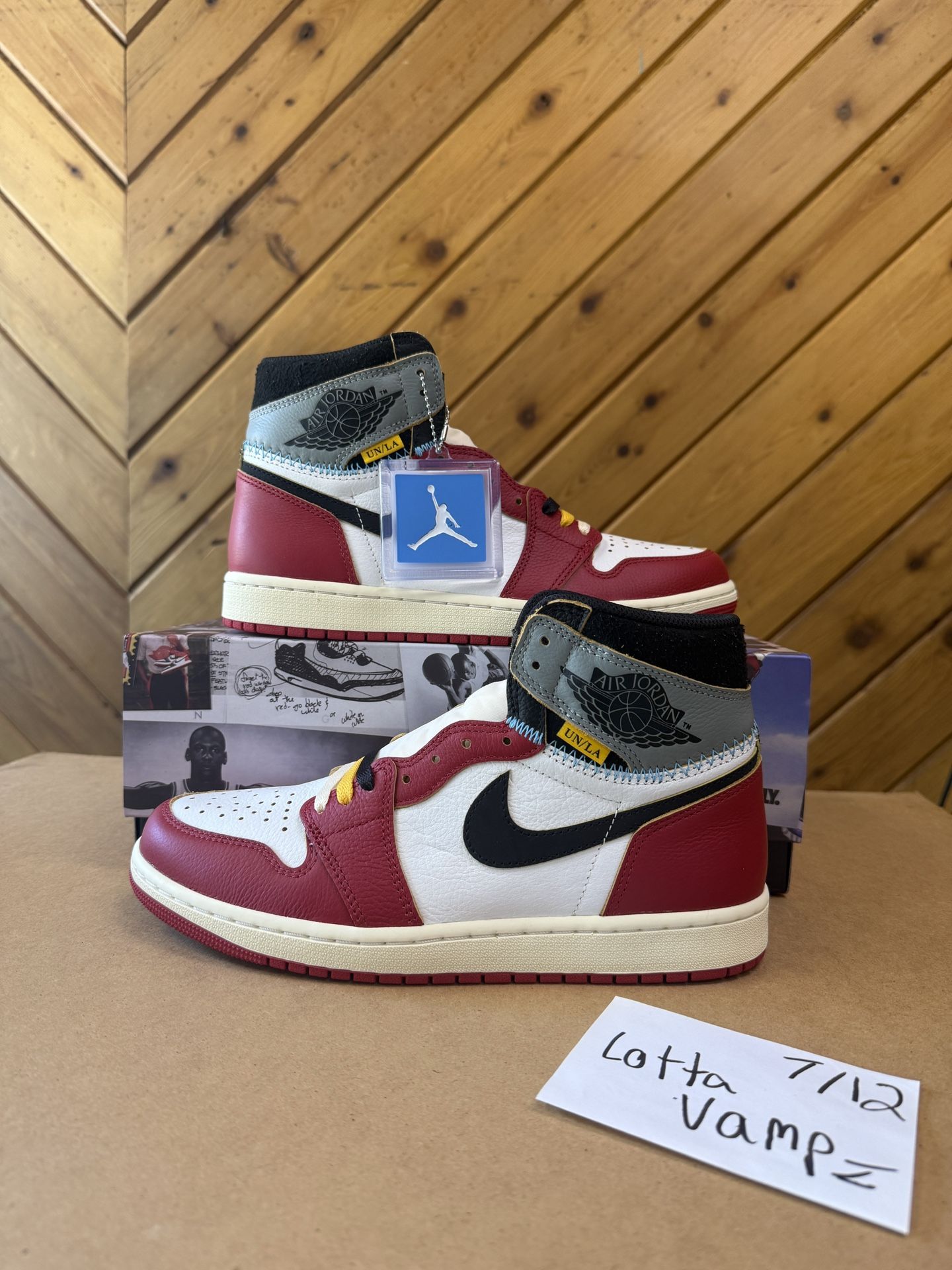 Jordan 1 Retro High OG SP Union LA Chicago Shadow Size 9