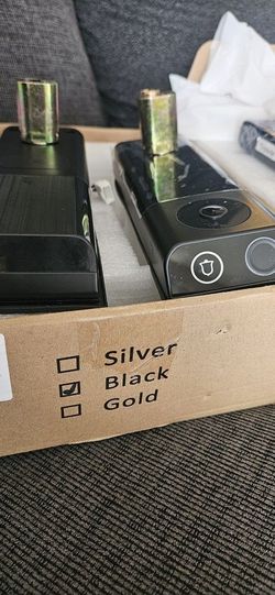 Black Fingerprint Smart Lock With HD Camera