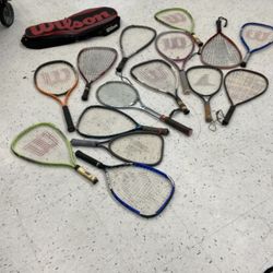 15  Assorted Tennis Racquets 