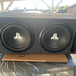 JL audio 12” W0v3-4 subwoofers