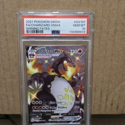 Pokemon Charizard Vmax Psa 10