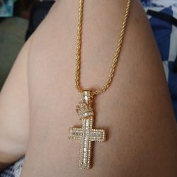 Iced Out Gold 14k Gold Plated ⛓️ 