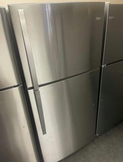 Whirlpool Top Mount Refrigerator Stainless Steel