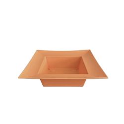 Oasis Essentials Square Bowl Designer Tray Flower Pot Orange