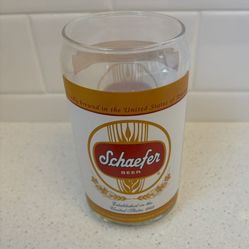 Schaefer Brewery Beer 16oz. Pint Glass