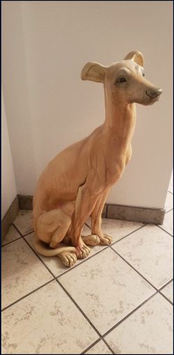 Life Size Antique Dog 3ft Tall