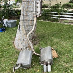 OEM Subaru Forester SK exhaust system (2019–2024 approx.)