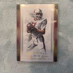 John Elway National Treasures Card | Numbers 9/10