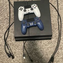 PS4 Bundle – 2 Controllers, Cords – $100 OBO