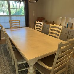 Paula Deen Home Paula's Table in Linen Finish - White