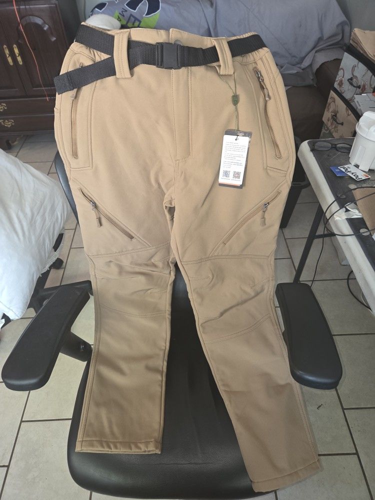 Free Soldier F.A.952303 Mud 30W/30L Fleece Lined Soft Shell Snow pants