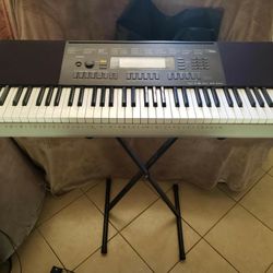 Casio WK-240 Piano Style 76-Key Keyboard & Stand - $80 (San Marcos) 
