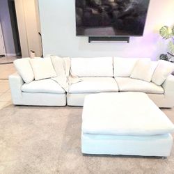 Cloud Couch "Classic" Modular Sectional & Ottoman