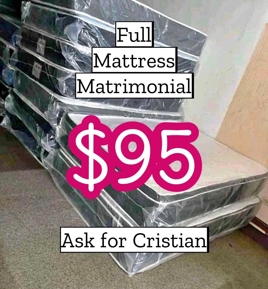 New mattresses Full mattress Colchon matrimonial Colchones nuevos Full beds Camas full