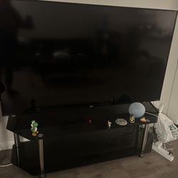 60" TV Stand Steel and Glass