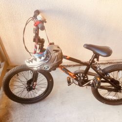 Mongoose Bike 18” With Helmet