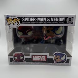 Funko Pop! Marvel Spider-man & Venom Vinyl Figure 2 Pack Disney Parks D23 Exc. 