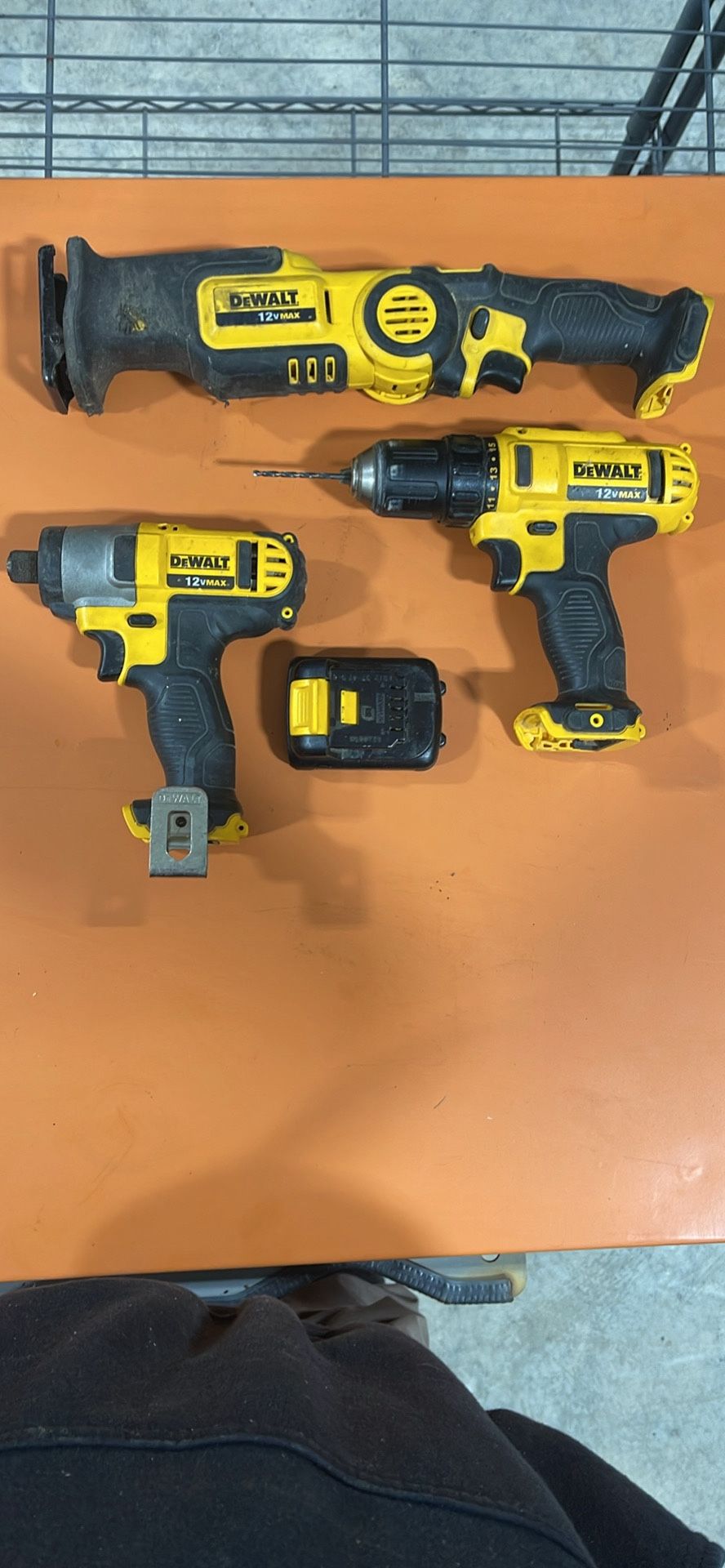 DeWALT 12 Volt Tools And Battery