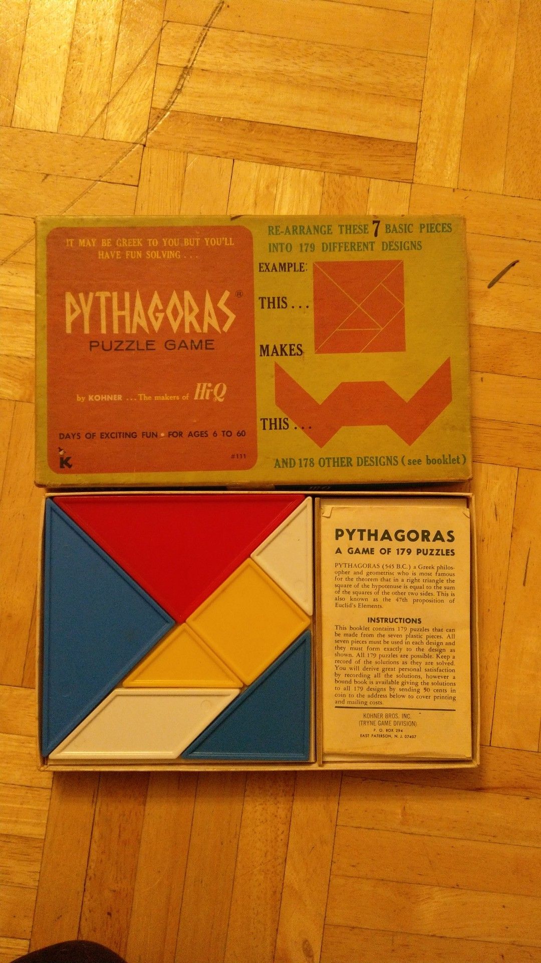 Vintage Pythagoras Puzzle Game