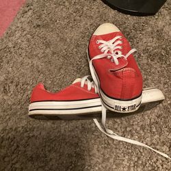 Converse All Star Size 11 Low Top Red