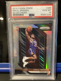 2018 Mikal Bridges Silver Prizm