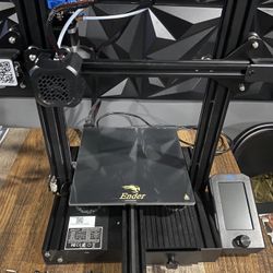 3D Printer Ender 3 V2 Almost New Very Clean Nice Deal LOOK