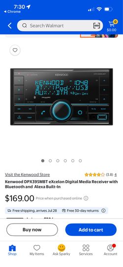 Kenwood DPX395MBT Audio System