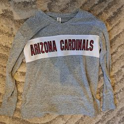 New Large Arizona Cardinals Womans Sweater 