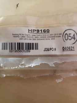 Cognito Upper Control Arm Bushings 