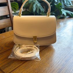 Scarleton Mini Top Handle / Crossbody Bag – Ivory