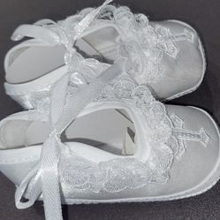 White Shoes for Baby Toddler 