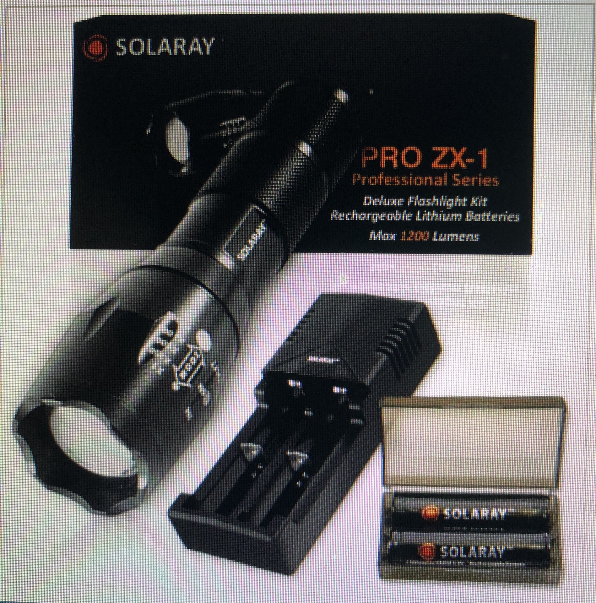 Solaray tactical flashlight