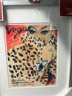 Framed Vogue Magazine Cover Print