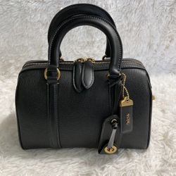 Black Satchel Handbag