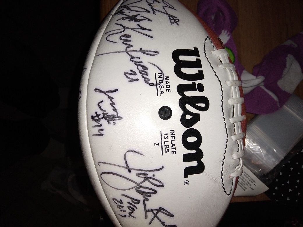 Autographed Football