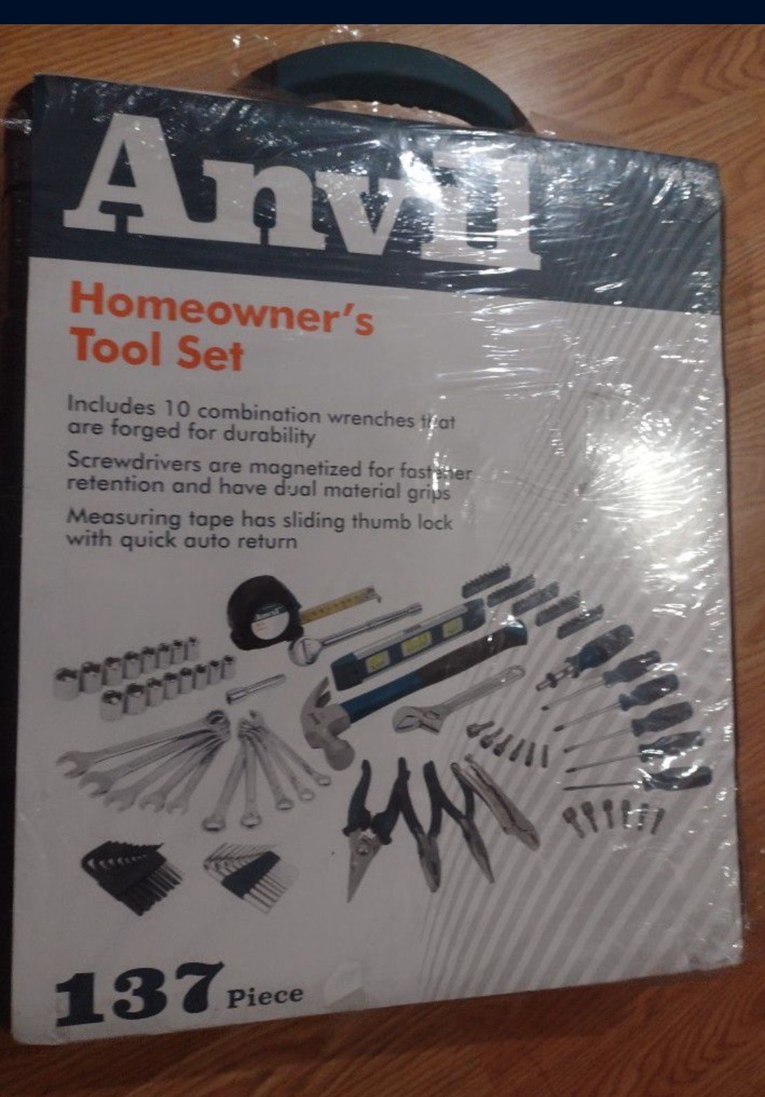 Anvil 137 Piece SAE and Metric Homeowners Tool Set