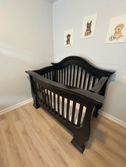 Baby Appleseed Espresso Wood Crib