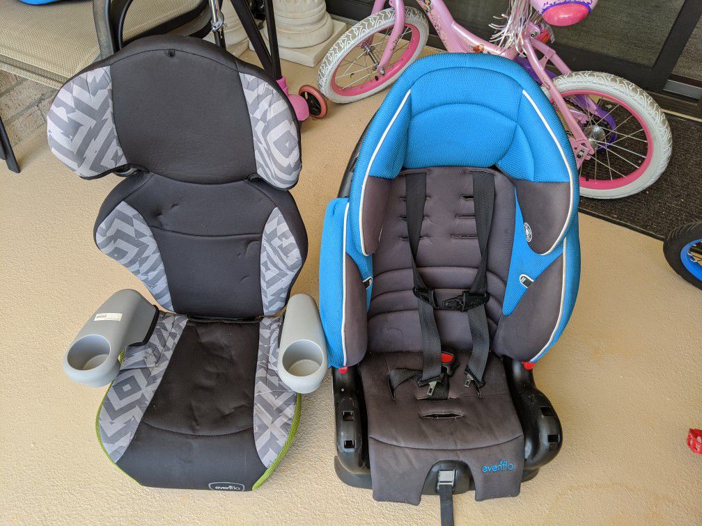 Two child car seats