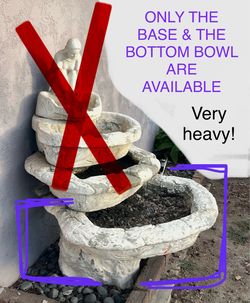 Free Fountain/Planter thing: 6356 Beryl St, Rancho Cucamonga 91701