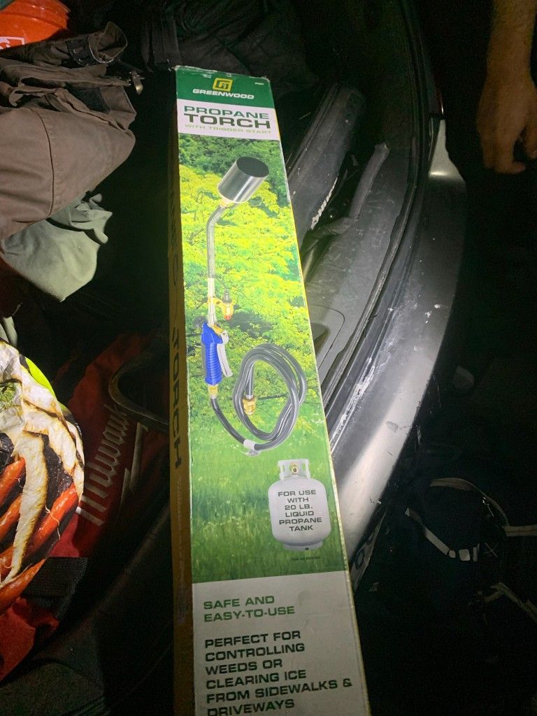 Green Wood Propane Tourch